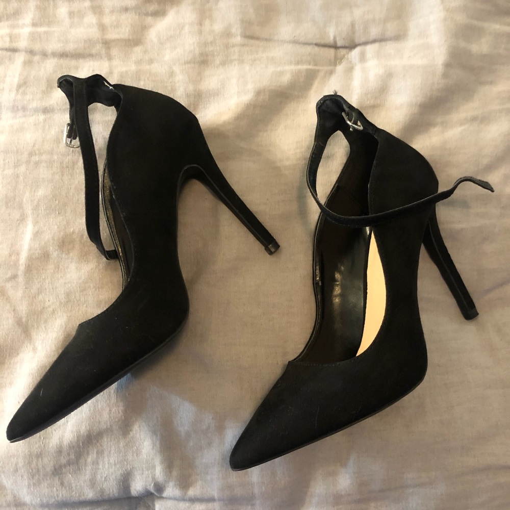 Strappy Black Heels